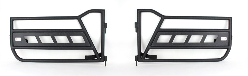Jeep Wrangler JL Tube Doors - Front + Rear - Fishbone Offroad - Black textured - `18-`27